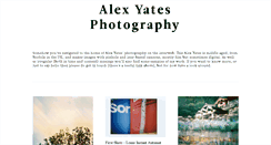 Desktop Screenshot of alexyates-photography.com