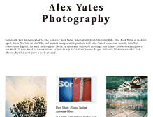 Tablet Screenshot of alexyates-photography.com